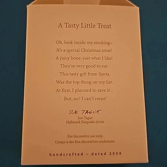 Hallmark "A Tasty Little Treat" Keepsake Ornament  2009 - Picture 7 of 8